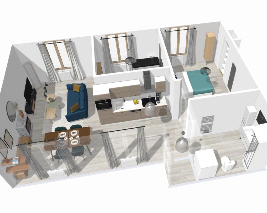 Artsmalt *Ideal Pro * Proche Commerces * 2 Chambres * Tout Confort Монлюсон Экстерьер фото